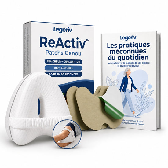 Pack Confort 24h : 60 Patchs + Coussin Nuit + Ebook Confort Articulaire