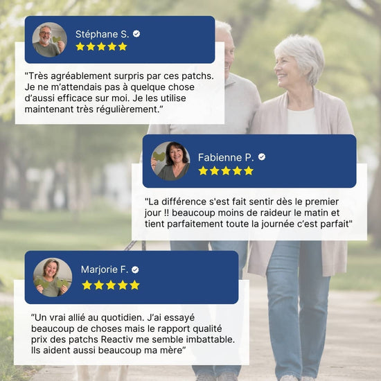 Patchs ReActiv™ - Confort & Liberté