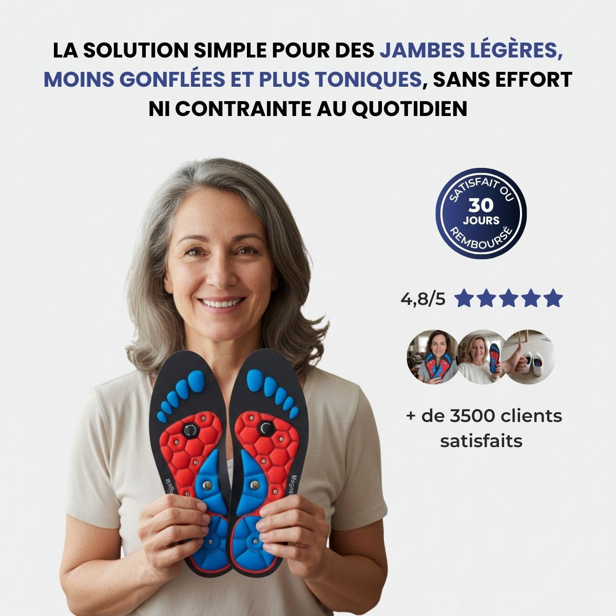 Semelles CIRCULIA™ - Jambes Légères