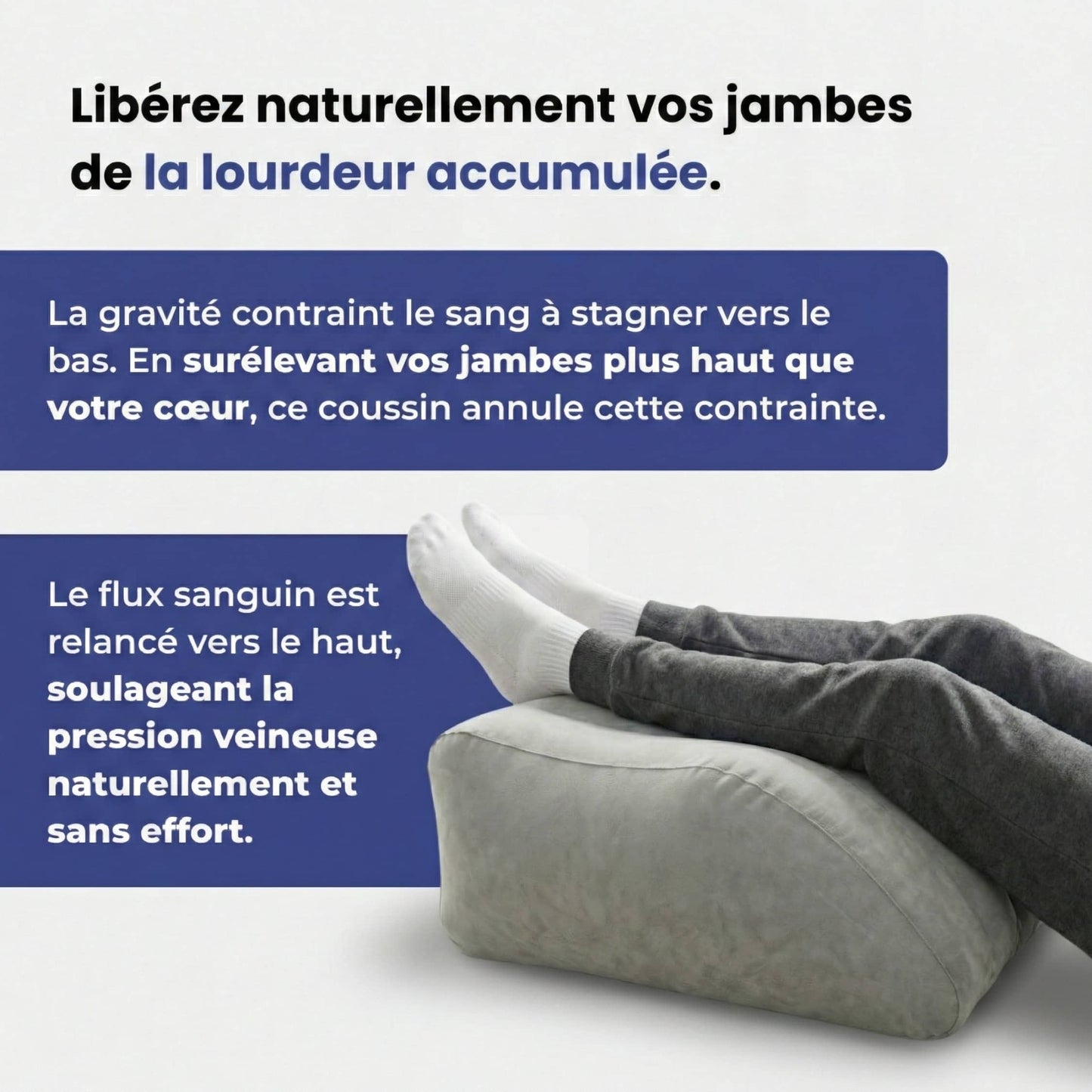Coussin Repose-Jambes - Détente des jambes
