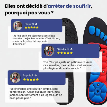 Semelles CIRCULIA™ - Jambes Légères